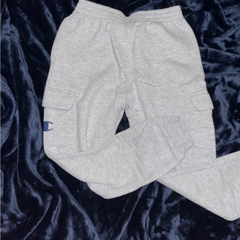 boys size large champion sweatpants with pockets on side